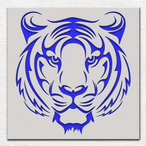 Tiger Stencil - Art and Wall Stencil - Image 3