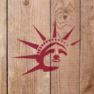 Statue of Liberty Head Stencil - Art and Wall Stencil - Image 4