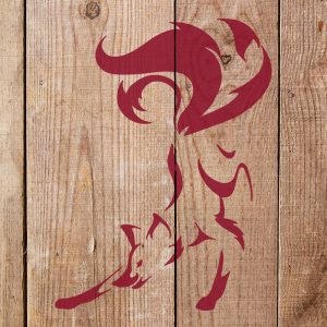 Fox Stencil - Art and Wall Stencil - Image 4
