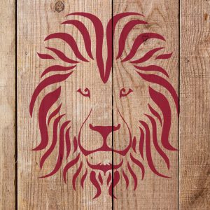 Lion Stencil - Art and Wall Stencil - Image 4