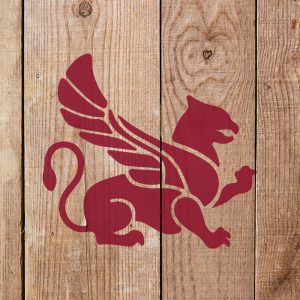 Winged Gryphon Stencil - Art and Wall Stencil - Image 4
