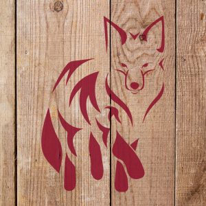 Fox Stencil - Art and Wall Stencil - Image 4