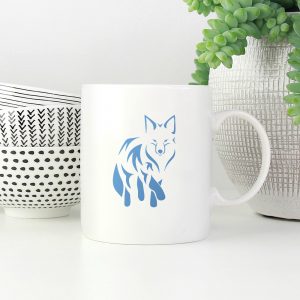 Fox Stencil - Art and Wall Stencil - Image 5