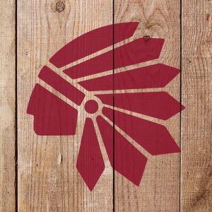 Native American Headdress Stencil - Art and Wall Stencil - Image 3