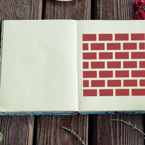 Brick Wall Stencil - Art and Wall Stencil - Image 5