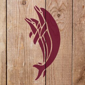 Dolphins Stencil - Art and Wall Stencil - Image 4
