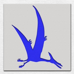 Pterodactyl Stencil - Art and Wall Stencil - Image 3