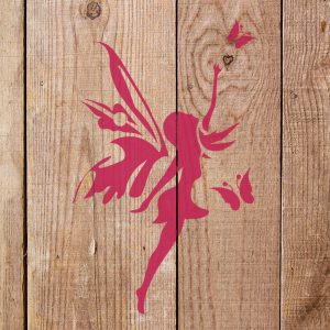 Fairy Stencil - Art and Wall Stencil - Image 3