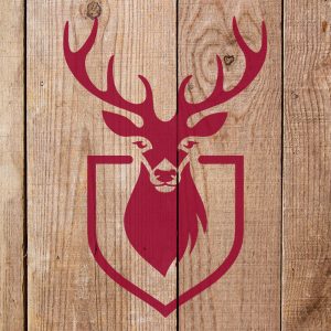 Mounted Deer Head Stencil - Art and Wall Stencil - Image 4