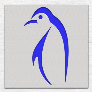 Penguin Stencil - Art and Wall Stencil - Image 3
