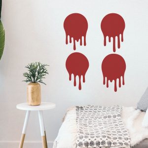 Paint Drips, Oozing Balls Stencil - Art and Wall Stencil - Image 5