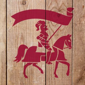 Knight on a Horse Stencil - Art and Wall Stencil - Image 4