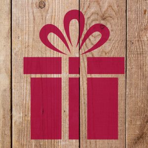 Present Gift Box Stencil - Art and Wall Stencil - Image 4