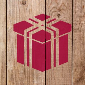 Present Gift Box Stencil - Art and Wall Stencil - Image 4