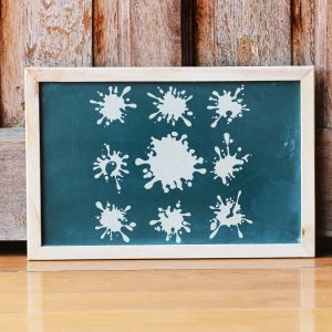 Variety of Splotches and Splatters Stencil - Art and Wall Stencil - Image 4