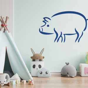 Pig Stencil - Art and Wall Stencil - Image 5