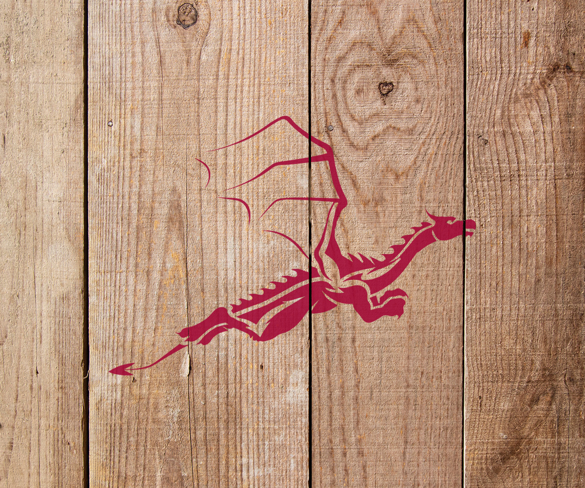 Dragon Stencil Art and Wall Stencil Stencil Giant