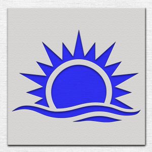 Sun Stencil - Art and Wall Stencil - Image 4