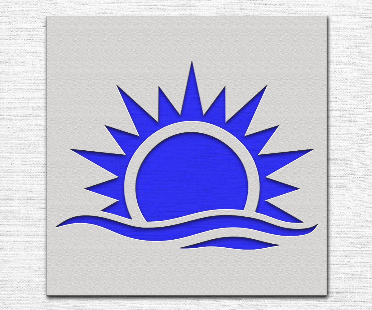 Sun Stencil Art and Wall Stencil Stencil Giant