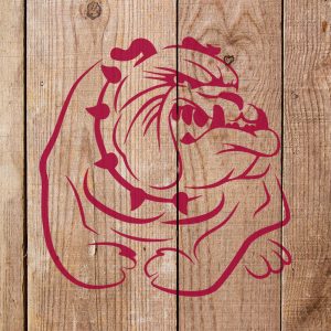 Bulldog Stencil - Art and Wall Stencil - Image 4