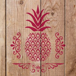 Pineapple Stencil - Art and Wall Stencil - Image 3