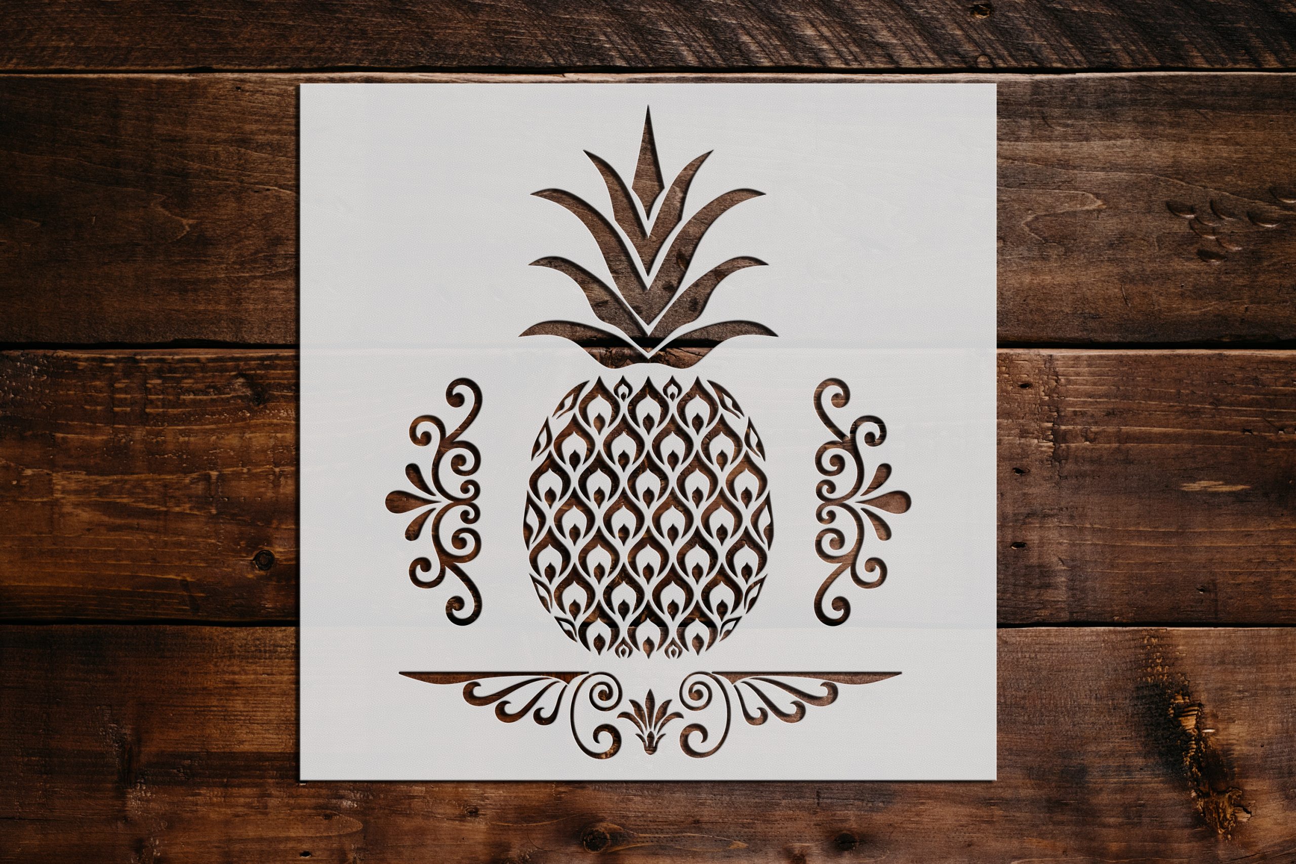 Pineapple Stencil - Art and Wall Stencil - Stencil Giant