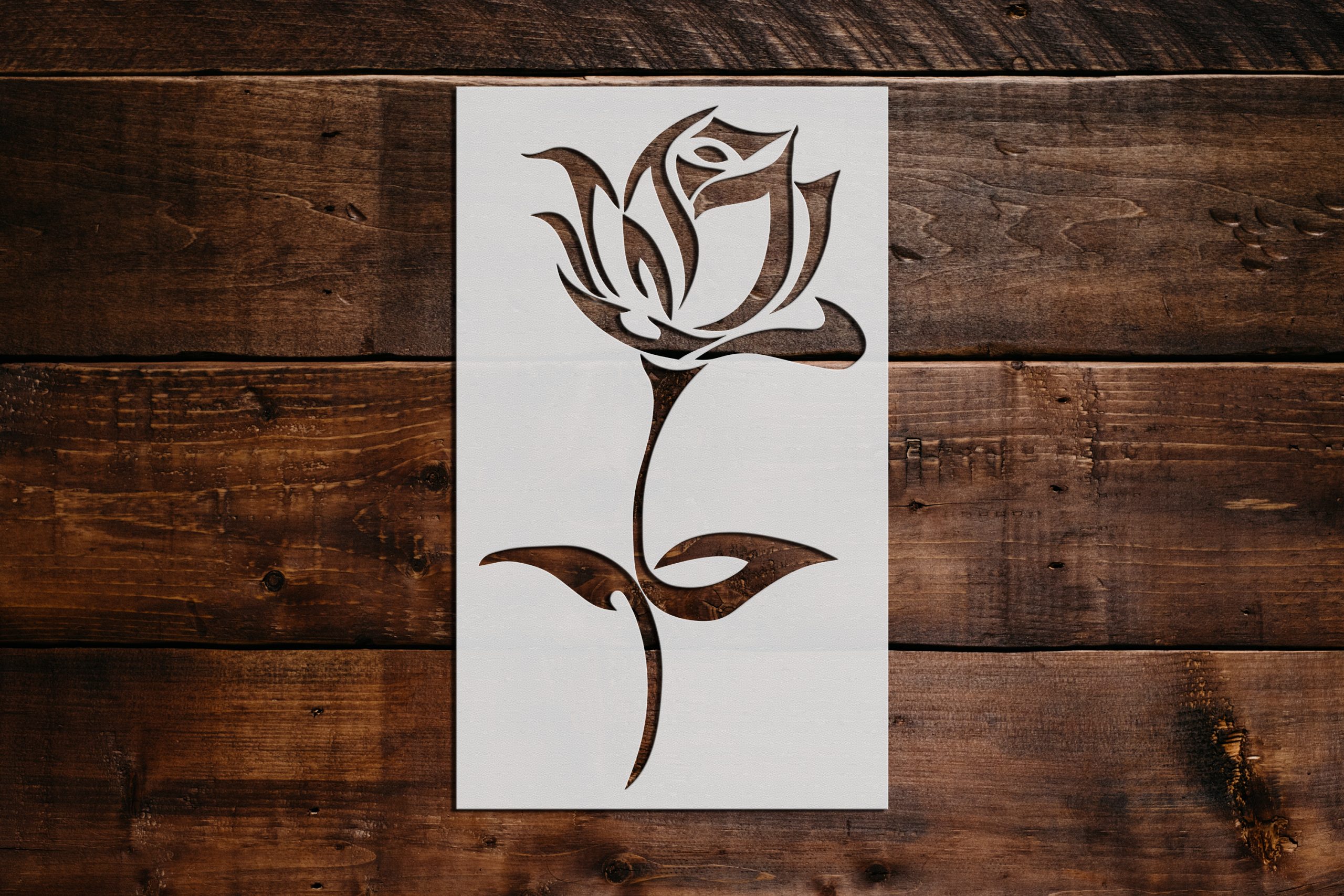 Rose Stencil - Art And Wall Stencil - Stencil Giant