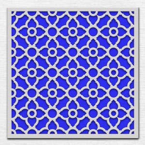 Geometric Squares Stencil - Art and Wall Stencil - Image 3