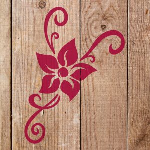 Flower Stencil - Art and Wall Stencil - Image 4