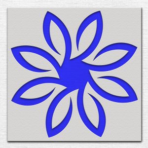 Flower Stencil - Art and Wall Stencil - Image 3