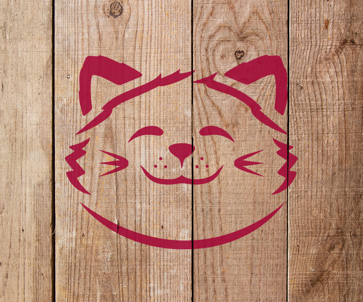 Cat Head Stencil - Art and Wall Stencil - Stencil Giant