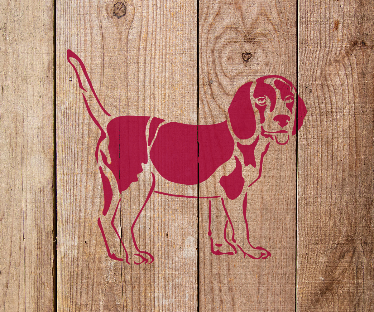 Dog Stencil Art and Wall Stencil Stencil Giant