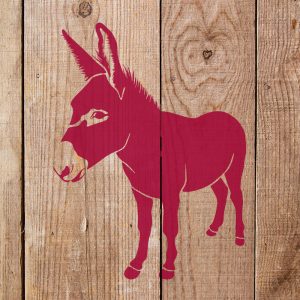 Donkey Stencil - Art and Wall Stencil - Image 4