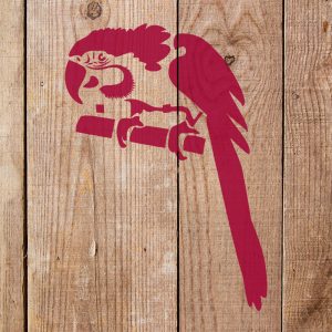 Parrot Stencil - Art and Wall Stencil - Image 4