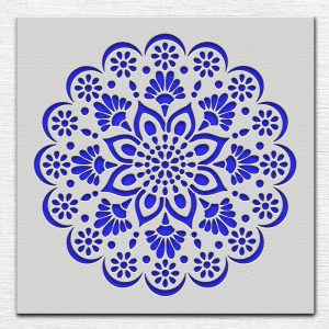 Doily Stencil - Art and Wall Stencil - Image 3
