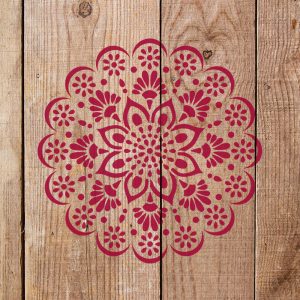 Doily Stencil - Art and Wall Stencil - Image 4