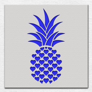 Pineapple Stencil - Art and Wall Stencil - Image 3