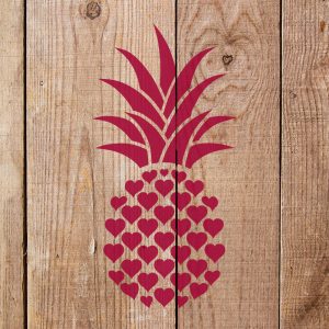 Pineapple Stencil - Art and Wall Stencil - Image 4