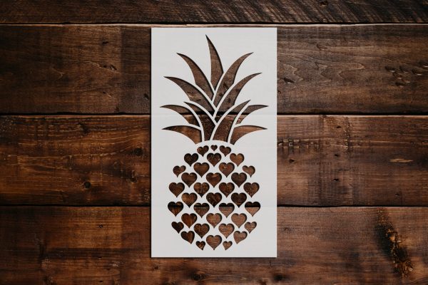 Pineapple Stencil - Art and Wall Stencil - Stencil Giant