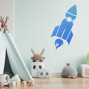 Rocket Stencil - Art and Wall Stencil - Image 5
