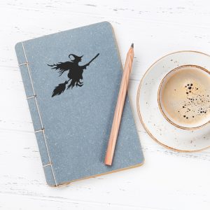 Witch Riding a Broom Stencil - Art and Wall Stencil - Image 3