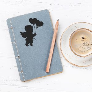 Cupid with Balloons Stencil - Art and Wall Stencil - Image 5