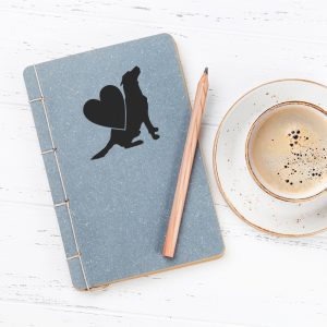 Dog and a Heart Stencil - Art and Wall Stencil - Image 4