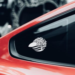 Sun and Palm Trees Stencil - Art and Wall Stencil - Image 3