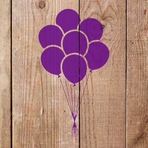 Balloons Stencil - Art and Wall Stencil - Image 4