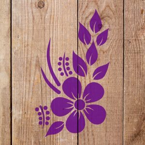 Flower Stencil - Art and Wall Stencil - Image 4