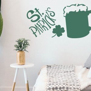 St Patrick's Day Beer Stencil - Art and Wall Stencil - Image 5
