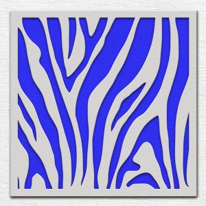 Tiger Print Stencil - Art and Wall Stencil - Image 3