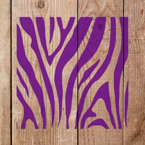 Tiger Print Stencil - Art and Wall Stencil - Image 4