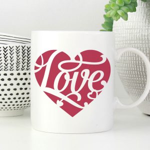 Love Heart Stencil - Art and Wall Stencil - Image 3